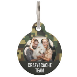 Placa Para Mascotas Crear su propia etiqueta de foto rastreable para g