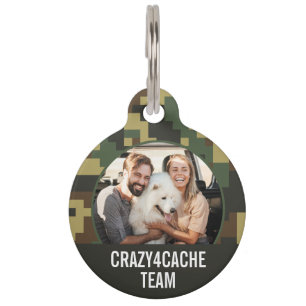 Placa Para Mascotas Crear su propia etiqueta de foto rastreable para g
