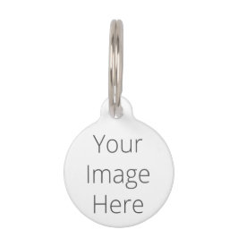 Placa Para Mascotas Crear su propia etiqueta de mascotas pequeñas redo