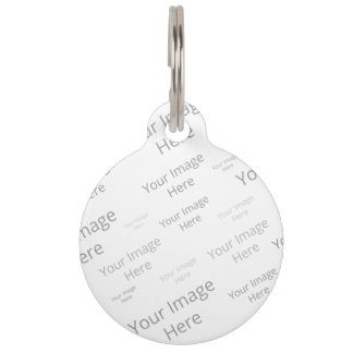 Placa Para Mascotas Crear su propia etiqueta de mascotas redondas Pers