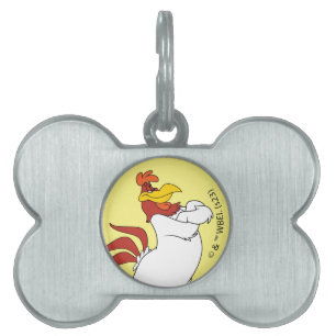 Placa Para Mascotas Cruzan los brazos de Lehorn Foghorn