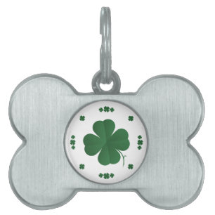 Placa Para Mascotas Cuadros De Hojas