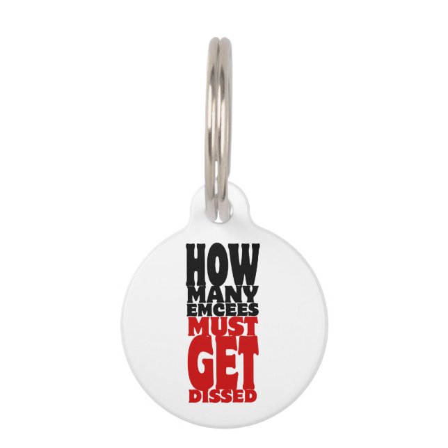 Placa Para Mascotas ¿Cuántos Emceos Deben Quedar Desfasados? (Anverso)