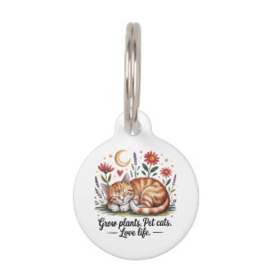 Placa Para Mascotas Cultiva Plantas que las Mascotas Gatos Aman Vida L