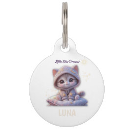 Placa Para Mascotas Custom Cosmic Pet Collar Tag – Personalized PetTag