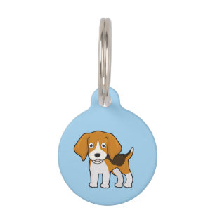 Placa Para Mascotas Cute Beagle