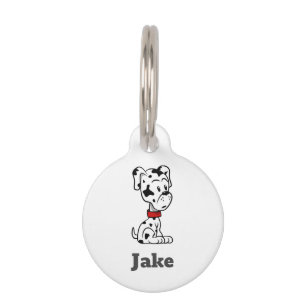 Placa Para Mascotas Cute Dalmatia Puppy