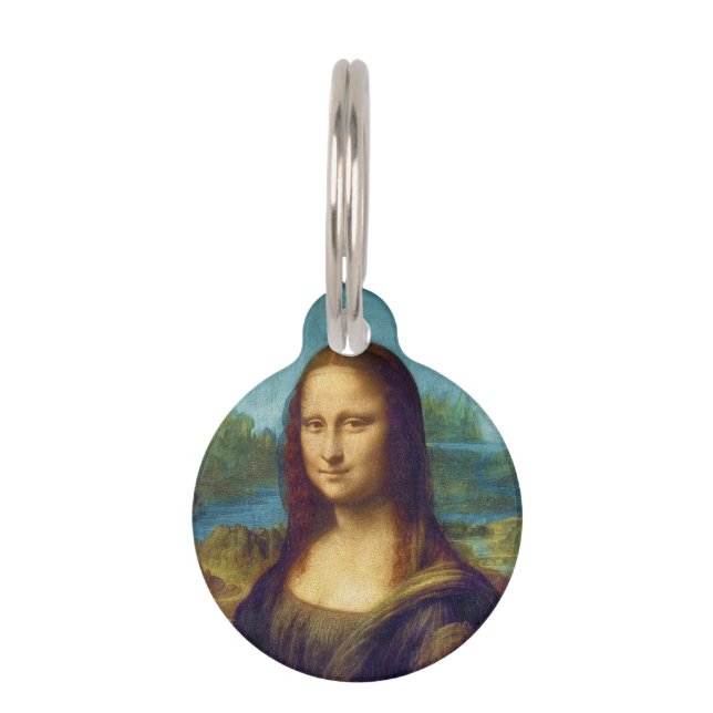 Placa Para Mascotas Da Vinci: Mona Lisa (Anverso)