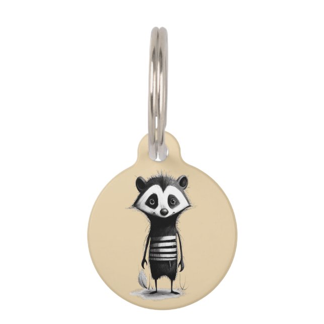 Placa Para Mascotas Dachs badger (Anverso)