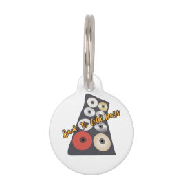 Placa Para Mascotas De vuelta a los viejos tiempos cd bag refrescando 