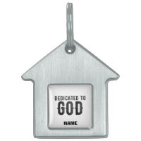 DEDICADO A DIOS PERSONALIZABLE GUAY TEXTO NEGRO