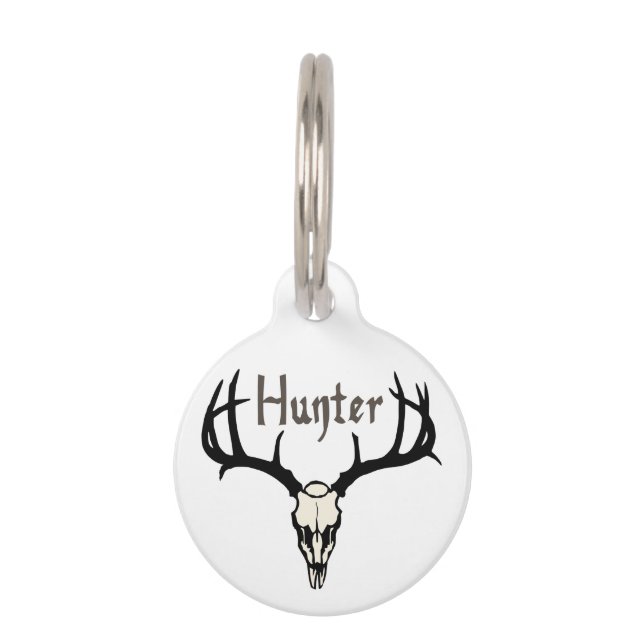 Placa Para Mascotas Deer Hunter (Anverso)