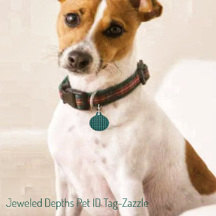Placa Para Mascotas Depths Jeweld-II