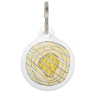 Placa Para Mascotas Desayuno Danés Lemon Viennoiserie Sweet Pastry