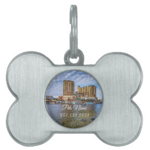 Placa Para Mascotas Destin Harbour Boardwalk Pet Tag
