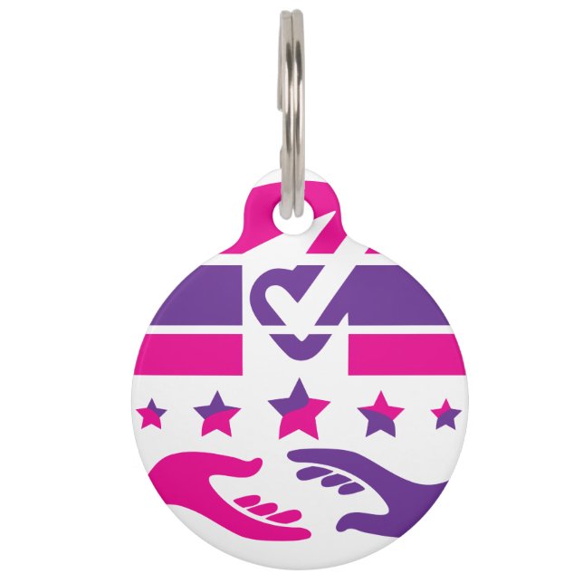 Placa Para Mascotas Di lo que piensas (Anverso)