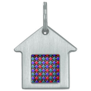 Placa Para Mascotas Diamantes brillantes crean su propia etiqueta de m