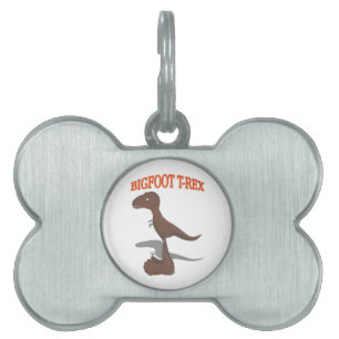 Placa Para Mascotas Dibujo en forma de trazo largo