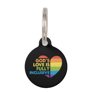 Placa Para Mascotas Dios Gay Cristiano Lgbt