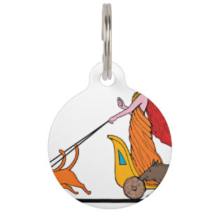 Placa Para Mascotas Diosa de los nórdises de Freya