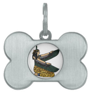 Placa Para Mascotas diosa egipcia