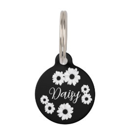 Placa Para Mascotas Direcciones blancas en el teléfono y la dirección 