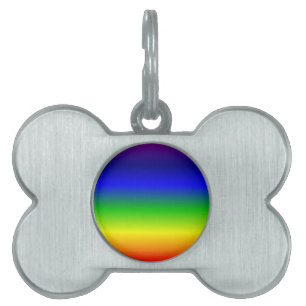 Placa Para Mascotas Diseñador personalizado de color