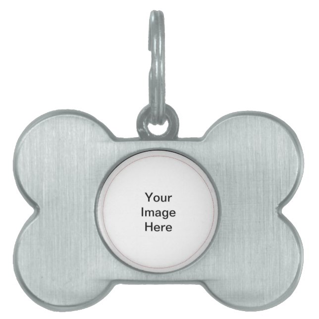 Placa Para Mascotas Diseñe sus los propios (Frente)