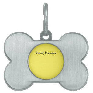 PLACA PARA MASCOTAS DISEÑO DE ESTILO DE ARTE DE ETIQUETA DE IDENTIFICA