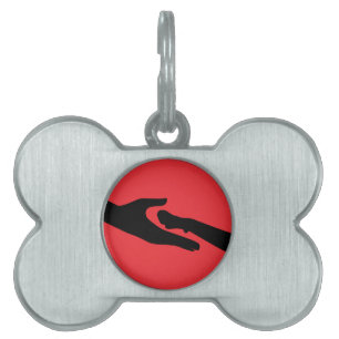 Placa Para Mascotas Diseño de Paw