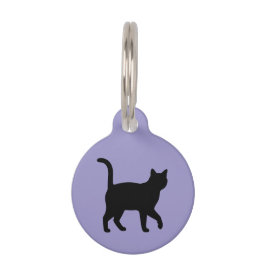 Placa Para Mascotas Diseño de siluetas de mascotas lindas - Gatos 1 +