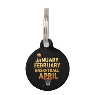 Placa Para Mascotas Diseños de abril de baloncesto de enero de Guay
