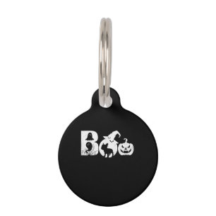 Placa Para Mascotas Disfraz de Halloween Boo Regalos de Bulldog francé