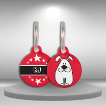 Diversión de Ilustracion de perro y accesorio Masc