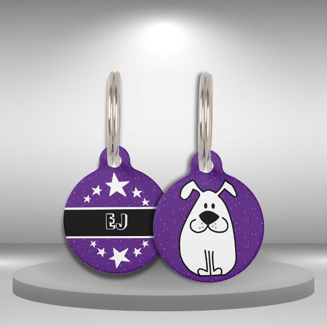 Placa Para Mascotas Diversión de Ilustracion de perro y accesorio Masc (Subido por el creador)