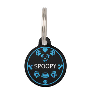 Placa Para Mascotas Divertido nombre de perro