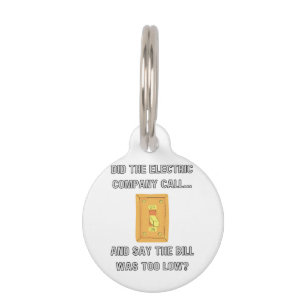 Placa Para Mascotas Divertidos dichos de papá