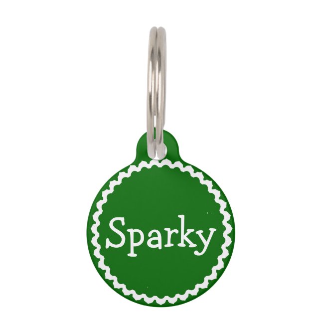 Placa Para Mascotas Dog Design Pet Tag (Anverso)