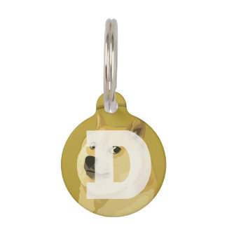 Placa Para Mascotas Dogecoína
