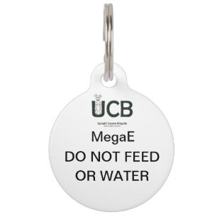 Placa Para Mascotas Dogtag de UCB MegaE
