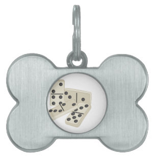 Placa Para Mascotas Dominós