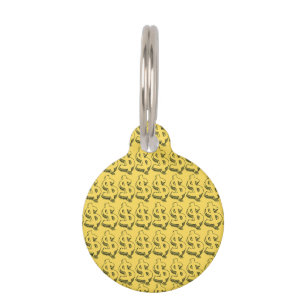 Placa Para Mascotas dorado