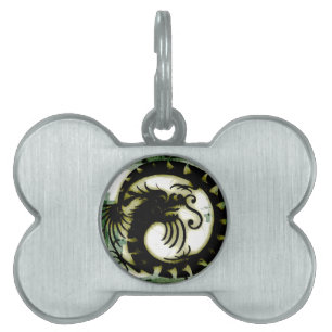 Placa Para Mascotas Dragón