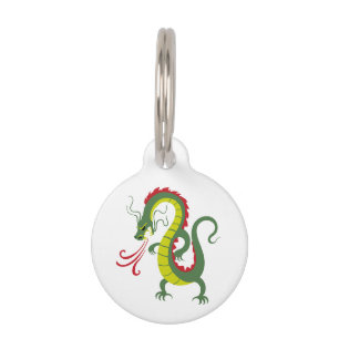 Placa Para Mascotas Dragón