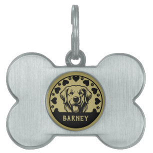 Placa Para Mascotas Dueño de perro Labrador Retriever
