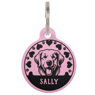 Placa Para Mascotas Dueño del perro recuperador de Labrador