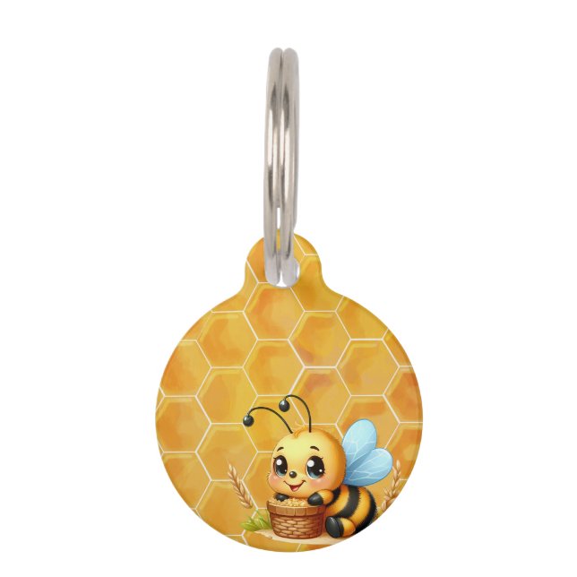 Placa Para Mascotas Dulce como una miel (Anverso)