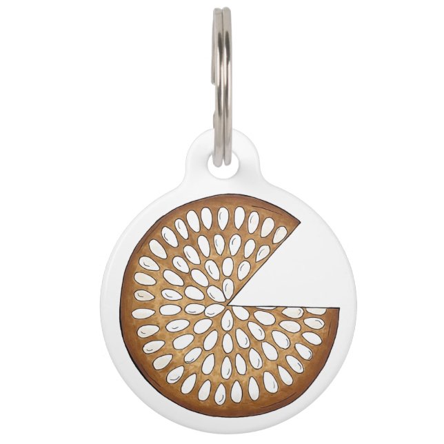 Placa Para Mascotas Dundee Cake Scotland Gastronomic Cake Cake (Anverso)