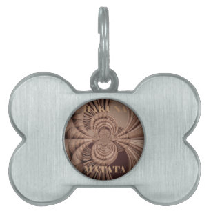 Placa Para Mascotas Earthy Hakuna Matata Art Print