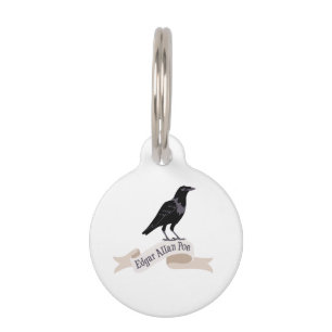 Placa Para Mascotas Edgar Allan Poe